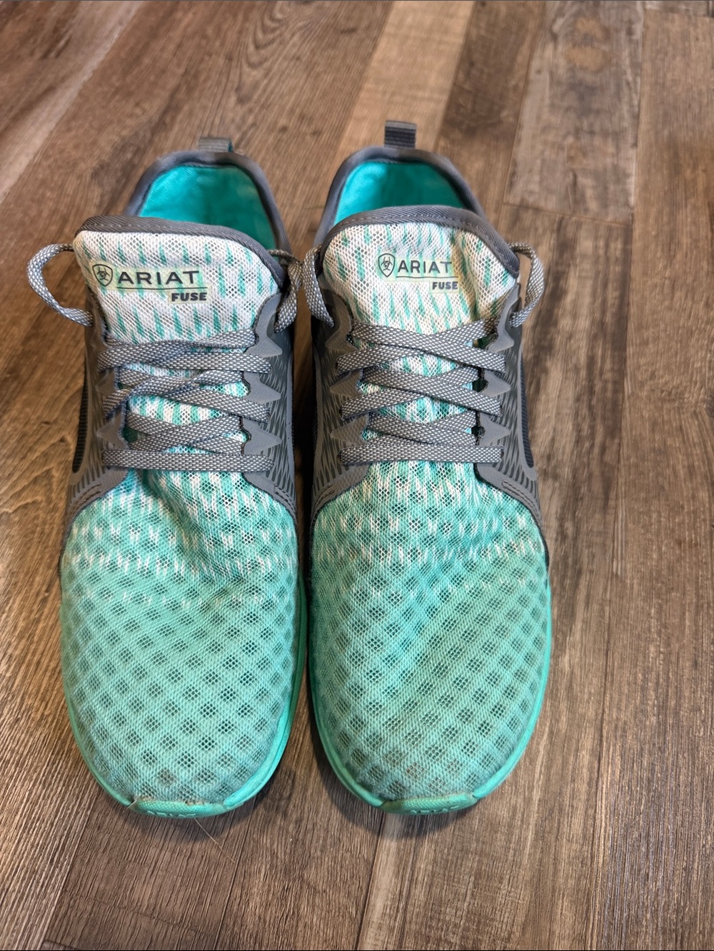 Ariat Women’s Mint Green and Gray Fuse Sneakers